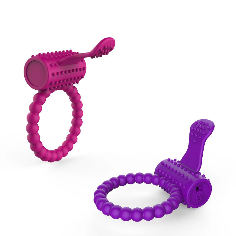 PowerPulse™ Vibrating Cock Ring – Erection Enhancer & Clitoral Stimulator for Intense Couples Play