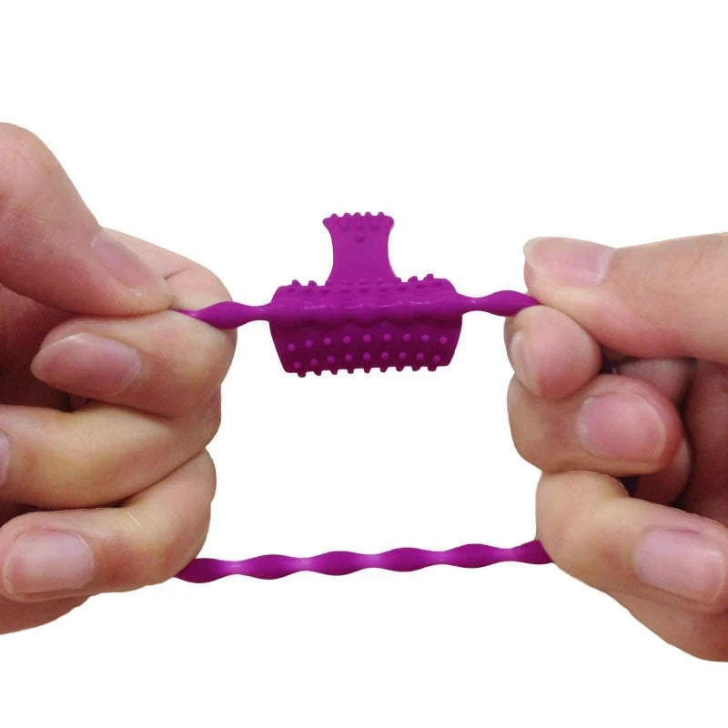PowerPulse™ Vibrating Cock Ring – Erection Enhancer & Clitoral Stimulator for Intense Couples Play