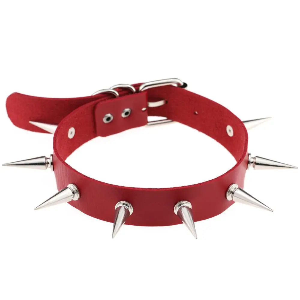 RedSeduction – Leather BDSM Cat Ears Mask | Fetish Cosplay for Parties & Play