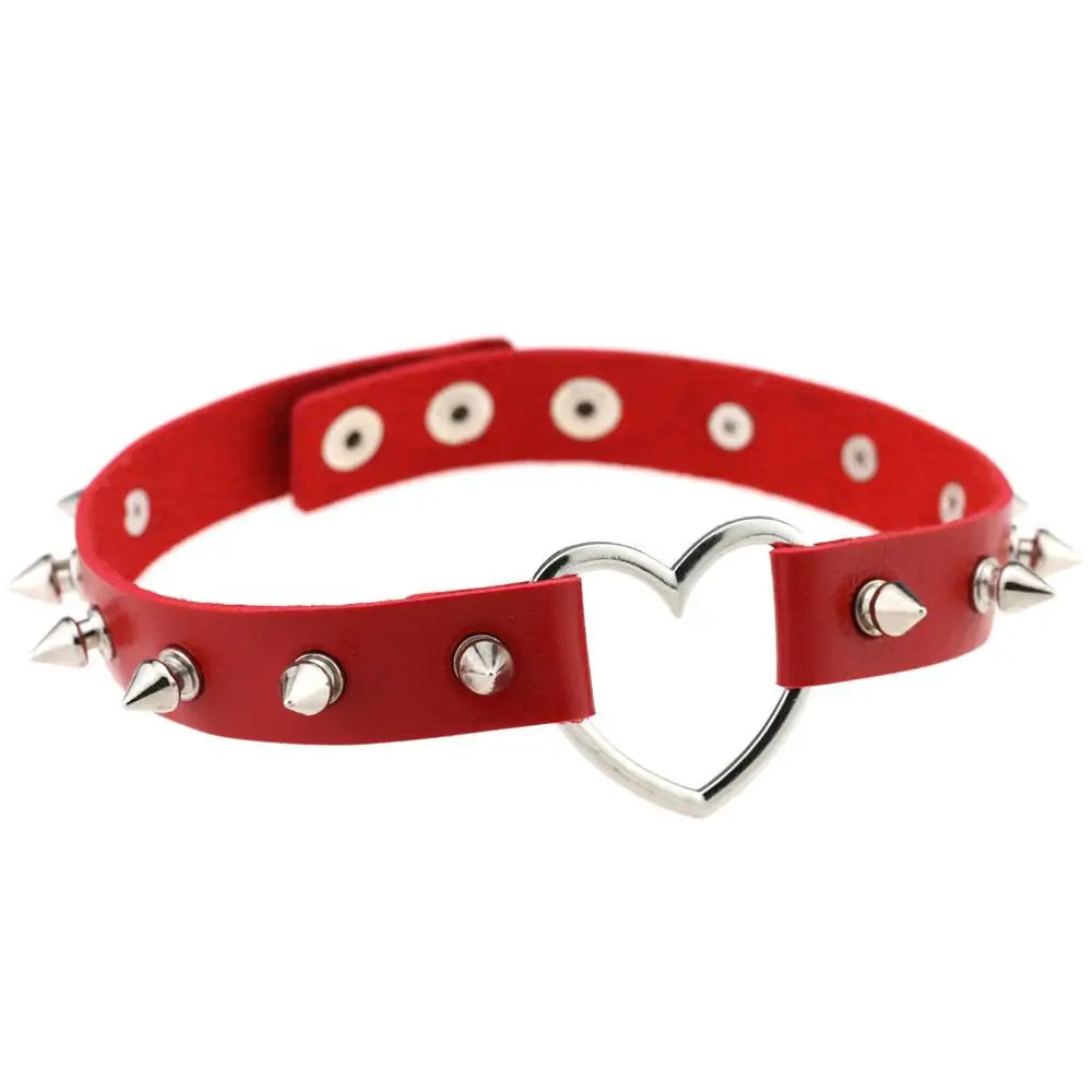 RedSeduction – Leather BDSM Cat Ears Mask | Fetish Cosplay for Parties & Play