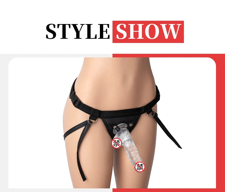 RealFeel Strap-On Dildo with Harness – Lifelike Pleasure for Couples & Solo Play