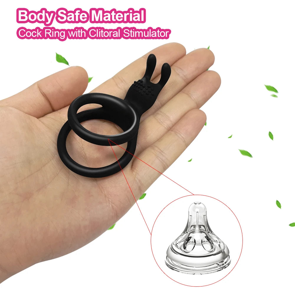 PulsePlay Silicone Cock Ring – Dual Stimulation & Performance Enhancer for Couples