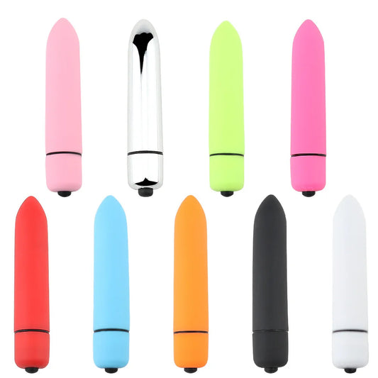10-Speed Mini Bullet Vibrator – Discreet Clitoral & Vaginal Massager | Pocket-Sized Pleasure Toy for Women