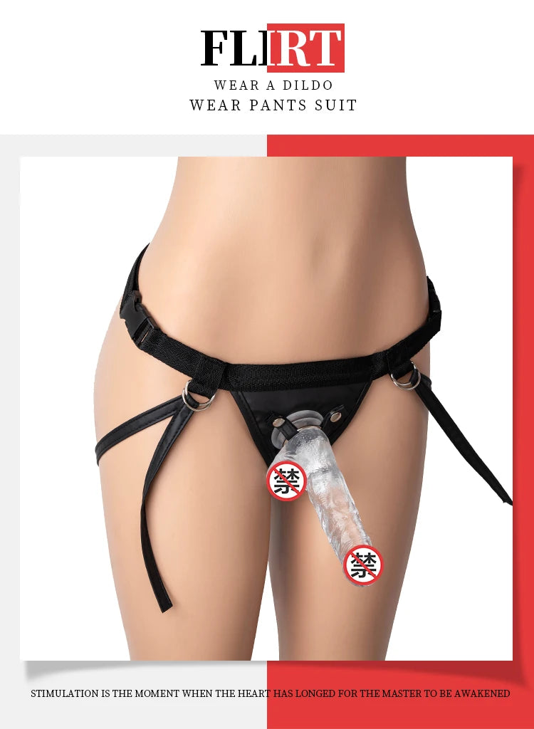 RealFeel Strap-On Dildo with Harness – Lifelike Pleasure for Couples & Solo Play