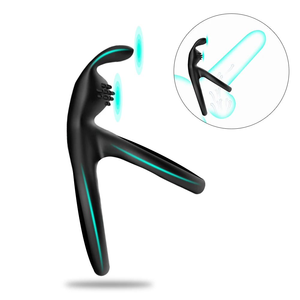 PulsePlay Silicone Cock Ring – Dual Stimulation & Performance Enhancer for Couples