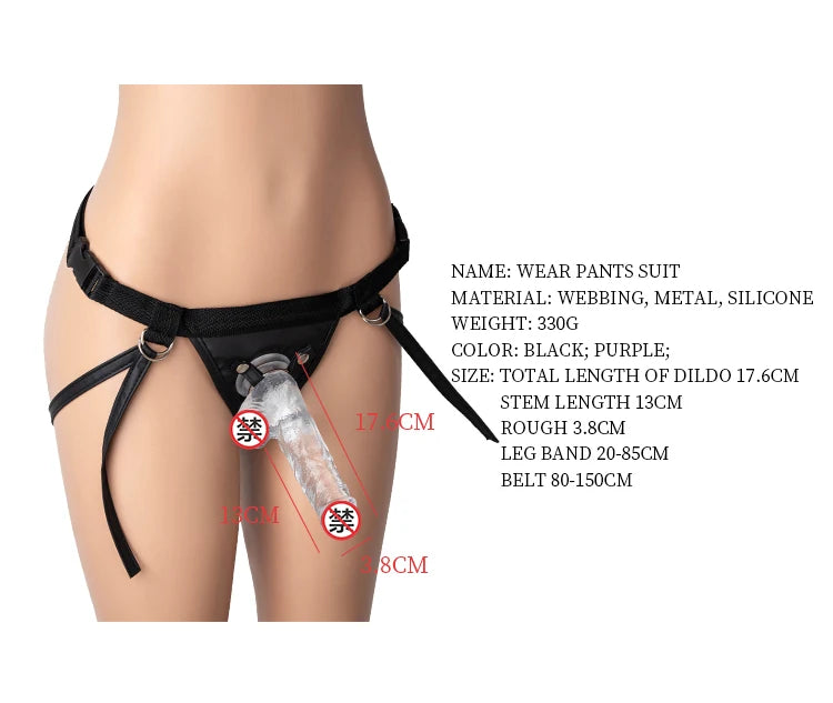 RealFeel Strap-On Dildo with Harness – Lifelike Pleasure for Couples & Solo Play