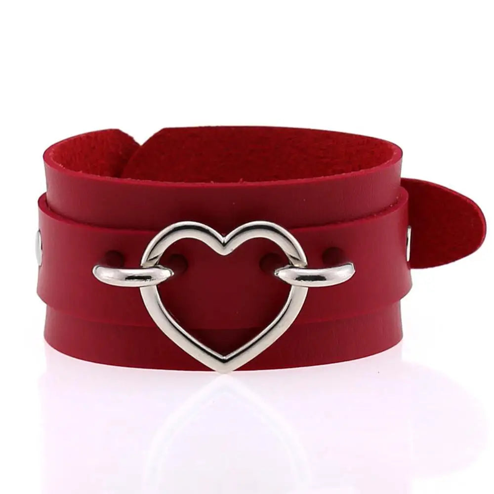 RedSeduction – Leather BDSM Cat Ears Mask | Fetish Cosplay for Parties & Play
