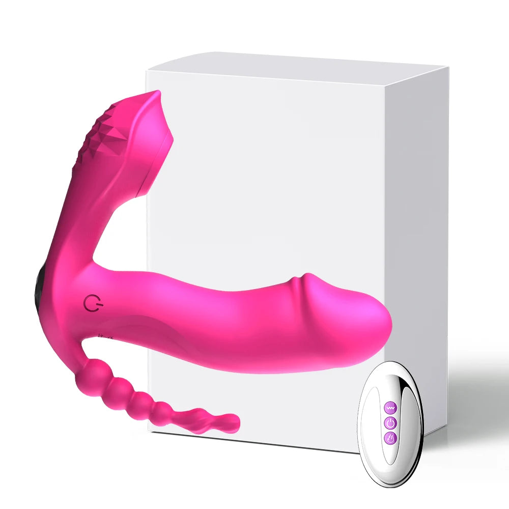 TripleTease 3-in-1 Suction & Vibe Set – Lick, Suck, and Stimulate Anywhere