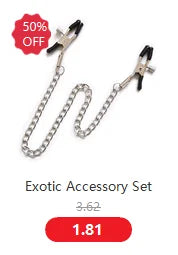 Obey & Tease Nipple Clamp Set – Intimate Control for Power Play