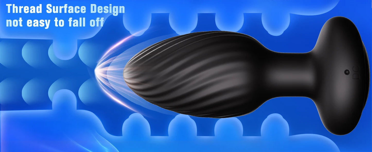 VibeMaster 360 – Bluetooth Rotating Anal Plug with 14 Vibration Modes