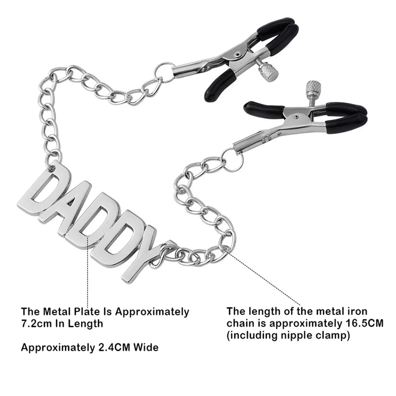 Obey & Tease Nipple Clamp Set – Intimate Control for Power Play