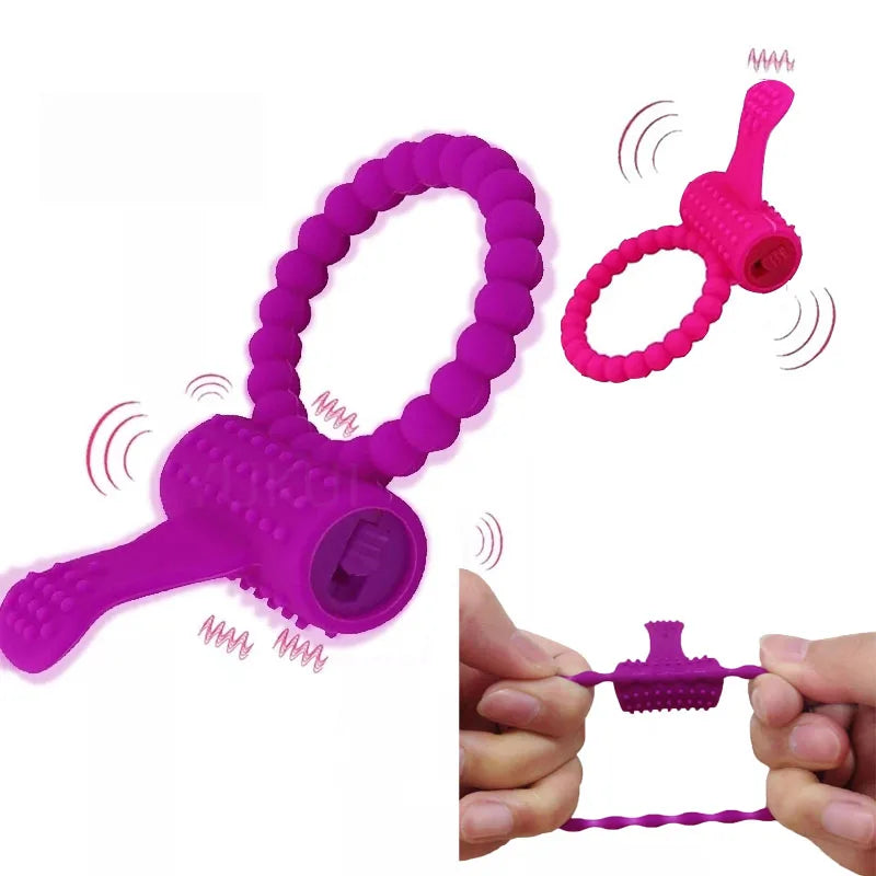 PowerPulse™ Vibrating Cock Ring – Erection Enhancer & Clitoral Stimulator for Intense Couples Play