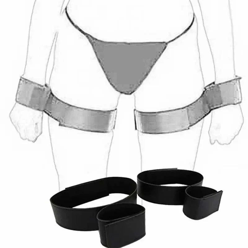 Obedience & Desire – Adjustable Wrist-to-Ankle Restraint Set