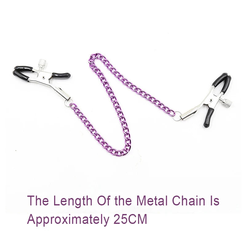 Obey & Tease Nipple Clamp Set – Intimate Control for Power Play