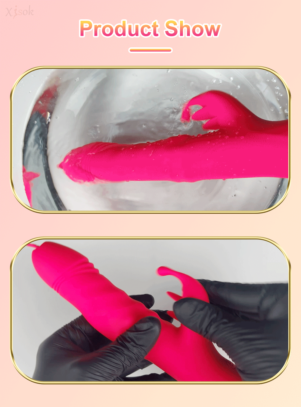 PleasurePulse – Rabbit Vibrator with Rotating & Thrusting Action | G-Spot & Clitoral Stimulator