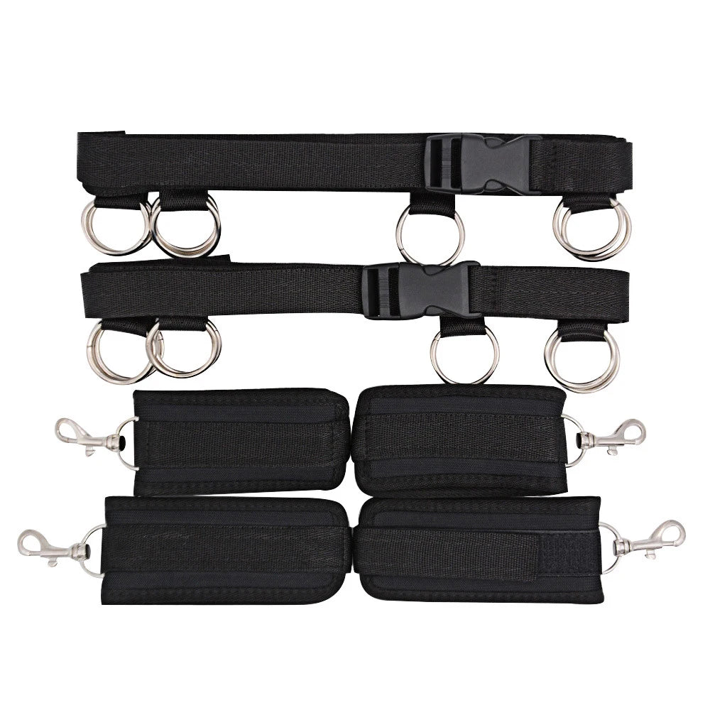 Ultimate BDSM Bondage Kit for Couples – Bed Restraints, Cuffs & Erotic Play
