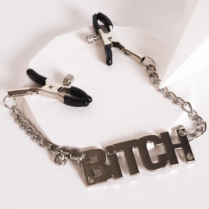 Obey & Tease Nipple Clamp Set – Intimate Control for Power Play