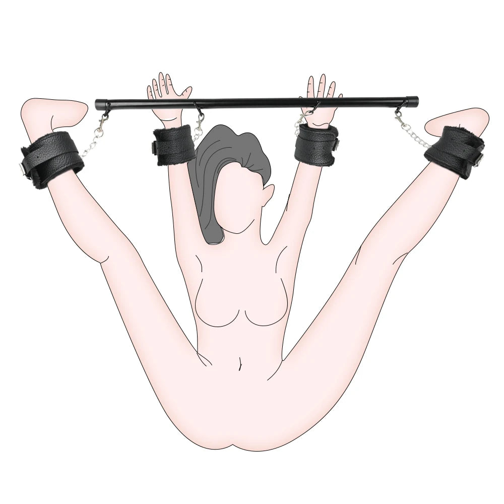 Ultimate BDSM Bondage Kit for Couples – Bed Restraints, Cuffs & Erotic Play