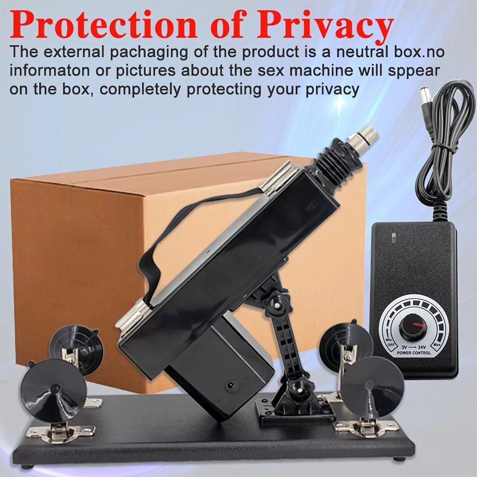 New Sex Machine for Couple Female Masturbation with Dildos Adjustable Angle Retractable Machine Gun Sex Toys