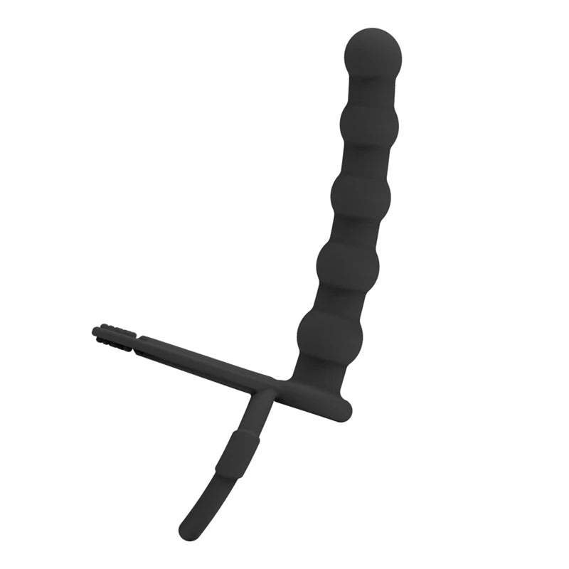 Double Penetration Sex Toy Set – Dildo, Anal Beads & Cock Ring | Unisex Pleasure Kit for Men & Women