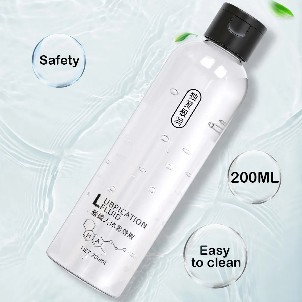 AquaGlide 200ML Water-Based Lubricant – Safe, Smooth & Intimate Gel for Couples