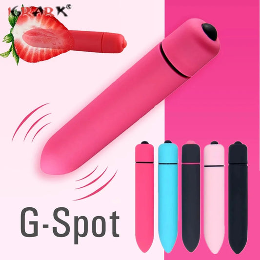 10-Speed Mini Bullet Vibrator – Discreet Clitoral & Vaginal Massager | Pocket-Sized Pleasure Toy for Women