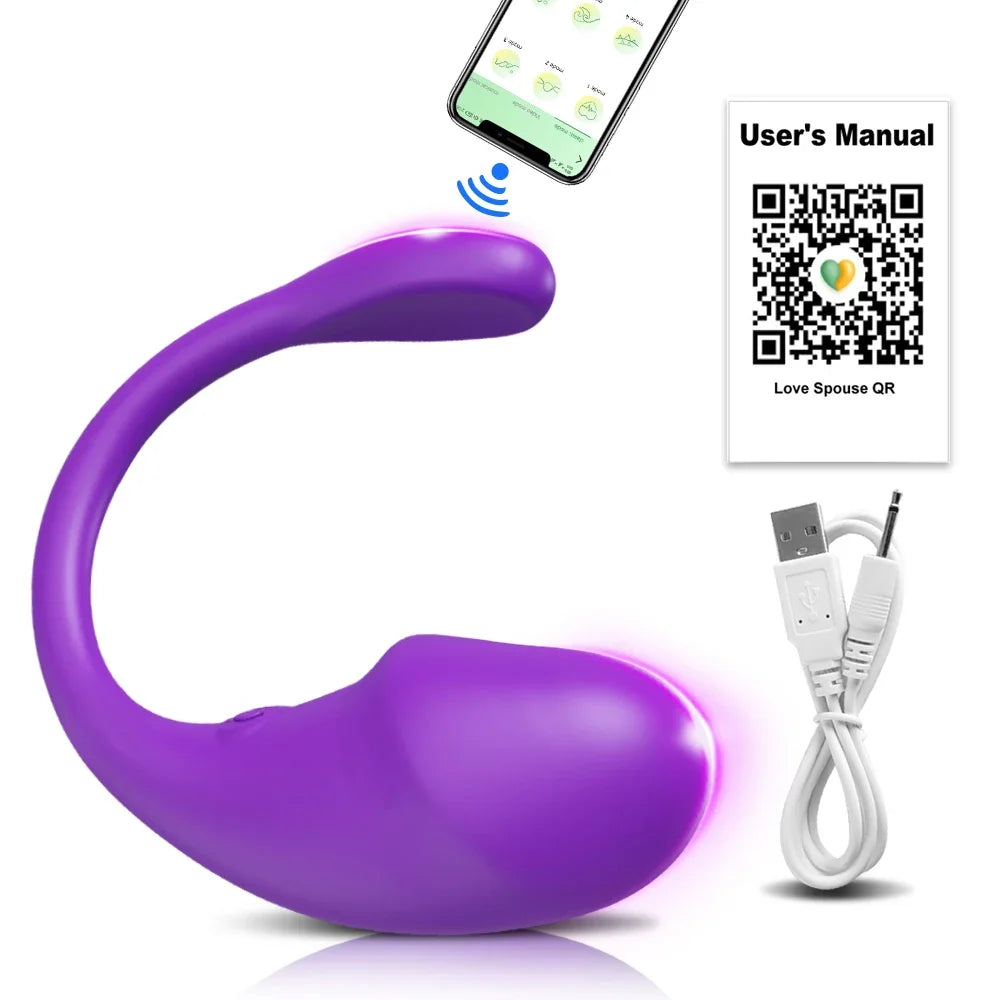 APP Control Clitoris Vibrator for Women Clitoral Stimulator Female G Spot Wearable Love Egg Vibrating Sex Toy Adult Supplies