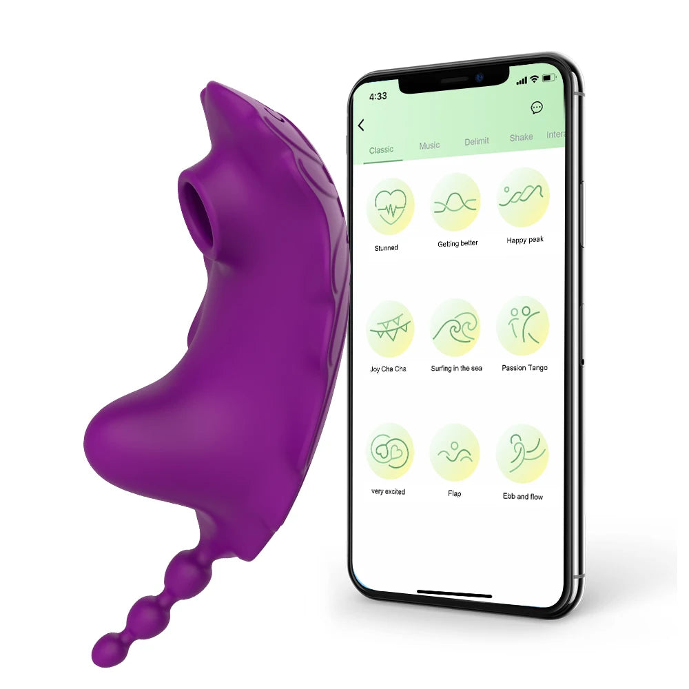 BuzzBabe Bluetooth Wearable – 9-Mode App-Controlled Clit & G-Spot Teaser