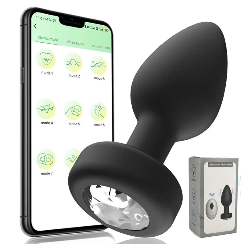 PulsePlay 10X – App-Controlled Vibrating Anal Plug