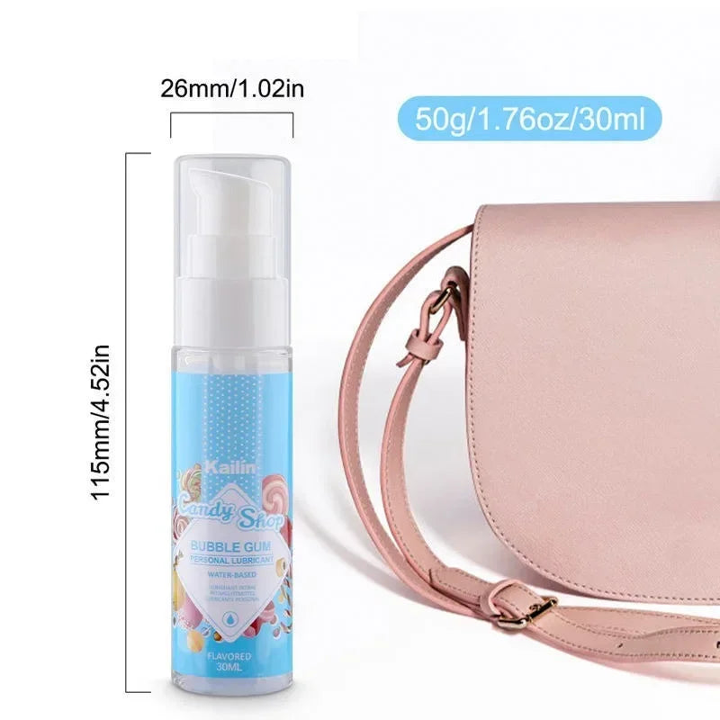 30ml Edible Strawberry Lubricant – Multi-Use Silicone-Based Gel for Oral, Anal & Vaginal Play | Body Massage Oil