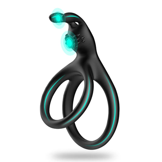 PulsePlay Silicone Cock Ring – Dual Stimulation & Performance Enhancer for Couples