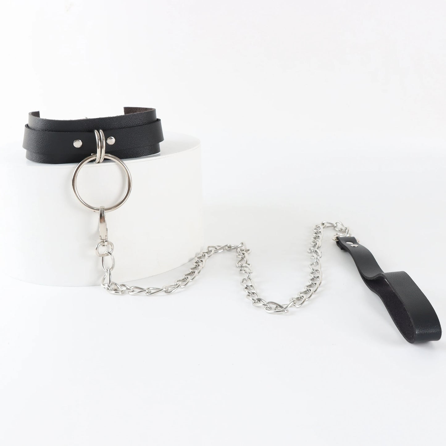 Dark Desire Chain Collar Harness – Fetish Bondage Lingerie