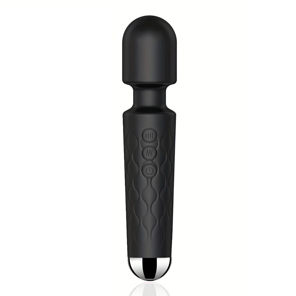20-Function Rechargeable AV Wand – G-Spot, Clitoral & Anal Stimulator | Multi-Speed Vibrator for Intense Pleasure