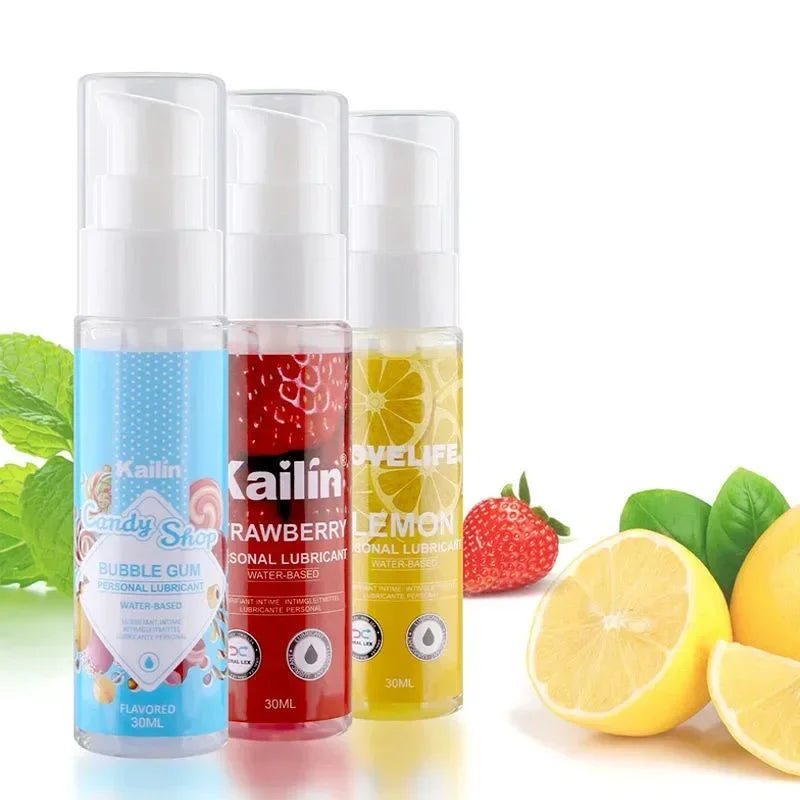 30ml Edible Strawberry Lubricant – Multi-Use Silicone-Based Gel for Oral, Anal & Vaginal Play | Body Massage Oil